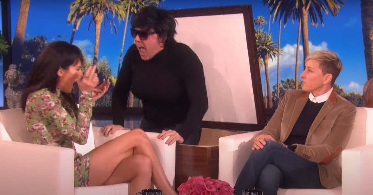 A screenshot of Kendall Jenner and Ellen DeGeneres from 'The Ellen Show' (Image Source: YouTube | The Ellen Show)