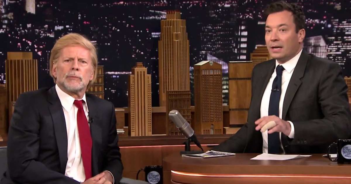 A screenshot of Bruce Willis and Jimmy Fallon from 'The Tonight Show Starring Jimmy Fallon' (Cover Image Source: YouTube | The Tonight Show Starring Jimmy Fallon)