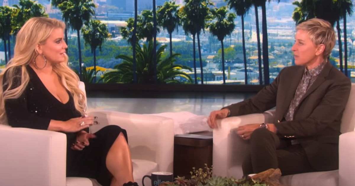 A screenshot of Jessica Simpson and Ellen DeGeneres from 'The Ellen Show' (Cover Image Source: YouTube | The Ellen Show)