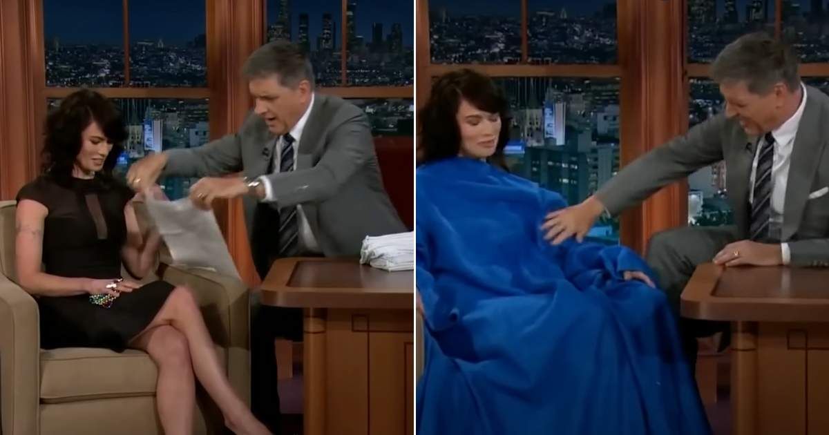 A screenshot of Lena Headey and Craig Ferguson from an episode of 'The Late Late Show With Craig Ferguson' (Cover Image Source: YouTube | The Jayleno Fly)