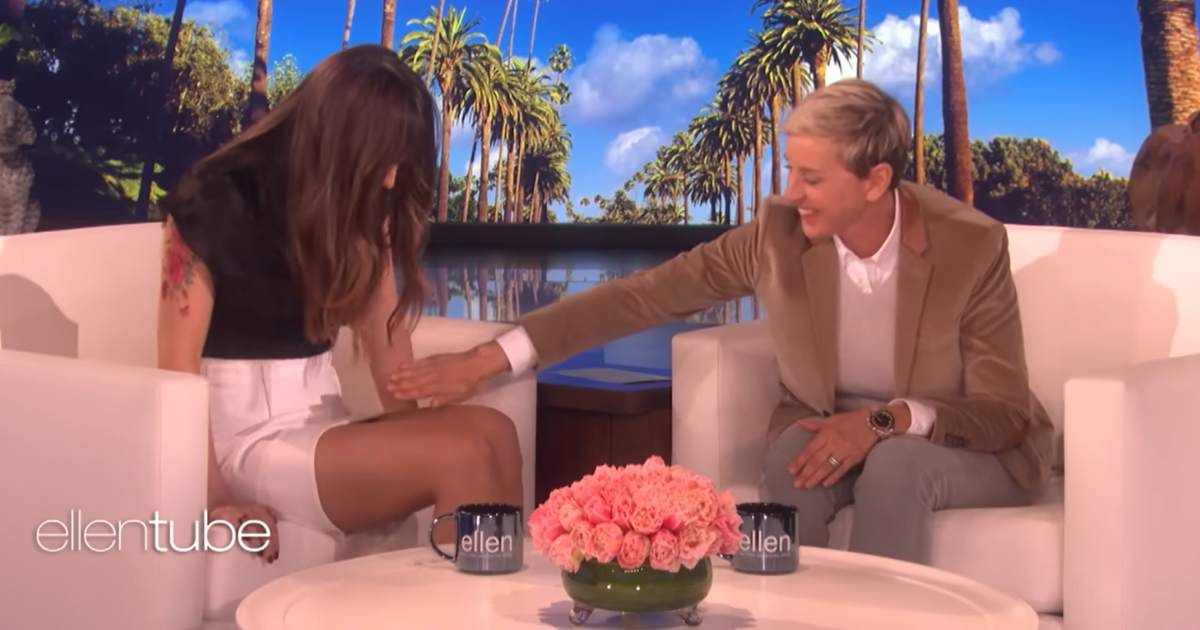Screenshot of Dakota Johnson and Ellen DeGeneres from 'The Ellen Show' (Cover Image Source: YouTube | The Ellen Show)