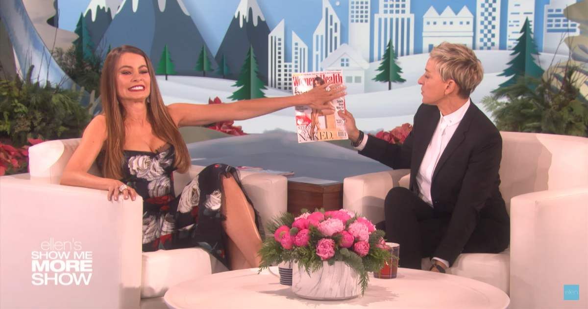 Sofia Vergara and Ellen DeGeneres 'The Ellen Show' November 2017. (Cover Image Source: YouTube| The Ellen Show)