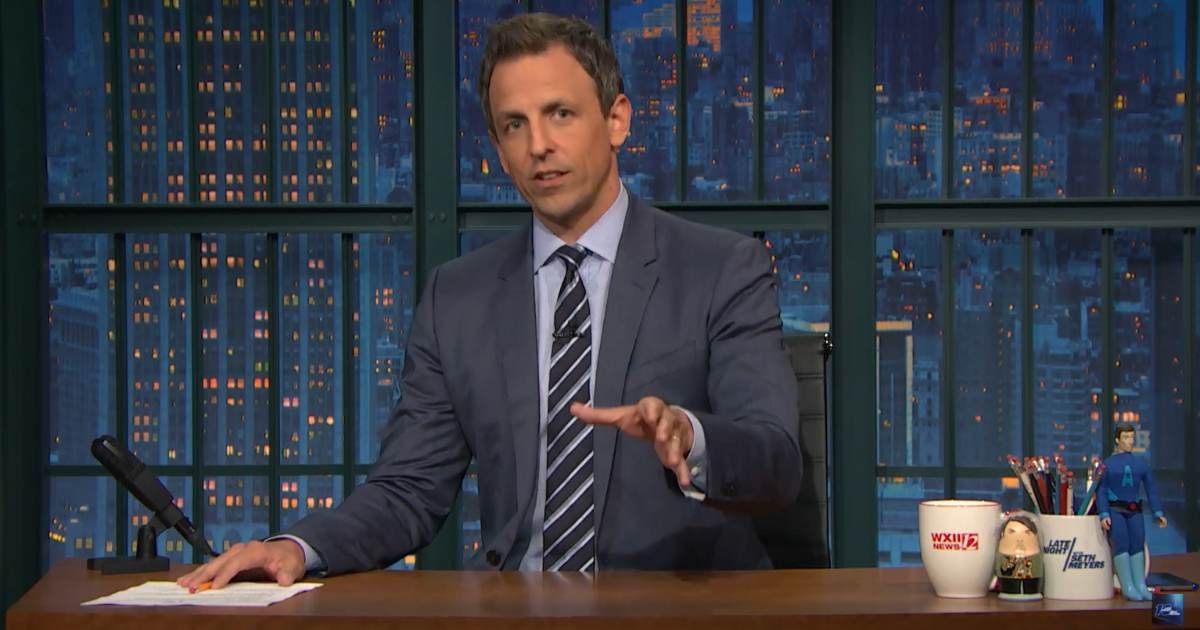 Seth Meyers addressing the issue in his talk show (Cover Image Source: YouTube | Late Night with Seth Meyers)