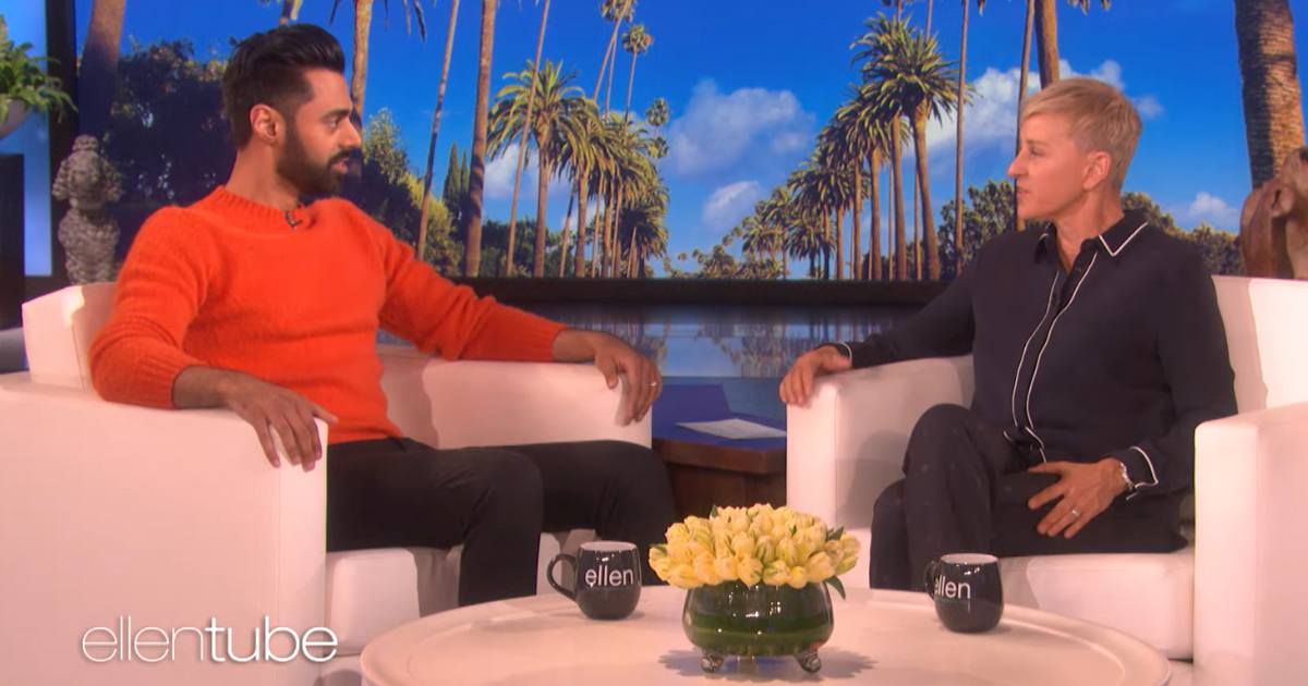Screenshot of Hasan Minaj and Ellen DeGeneres from 'The Ellen DeGeneres Show' (Cover Image Source: YouTube | 'The Ellen DeGeneres Show')