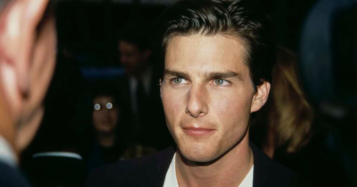 Tom Cruise speaks to the press during a red carpet event, United States, circa 1990s. (Image source: Photo by Vinnie Zuffante/Getty Images)