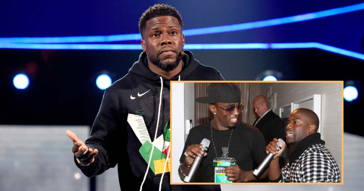 Kevin Hart at the Staples Center in 2018; (Inset) Diddy and Kevin Hart attend Dirty Money album release party in 2010 (Cover Image Source: Getty Images | Photo by Kevin Mazur; (Inset) Photo by Johnny Nunez)