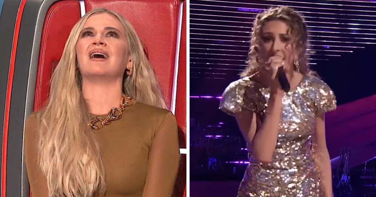 A screenshot of Kelsea Ballerini and Angie Rey from an episode of 'The Voice' (Cover Image Source: YouTube | The  Voice)
