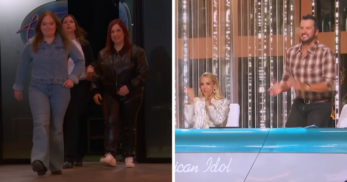 (R) Screenshots of Carrie Underwood and Luke Bryan, and (L) Wendy Wilson, Carrie Wilson, and Lola Bonfiglio from 'American Idol' (Cover Image Source: YouTube | American Idol)