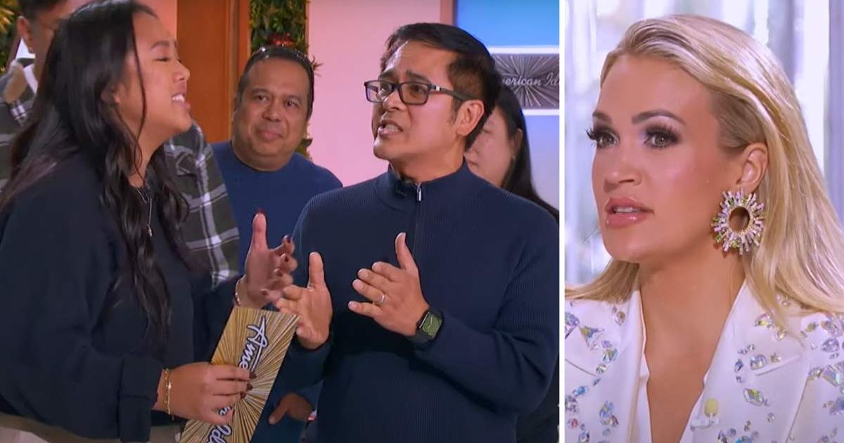 (L-R) Screenshots of Mikaela Bautista and her father from 'American Idol'; Screenshot of Carrie Underwood from 'American Idol' (Cover Image Source: (L-R) YouTube | American Idol)