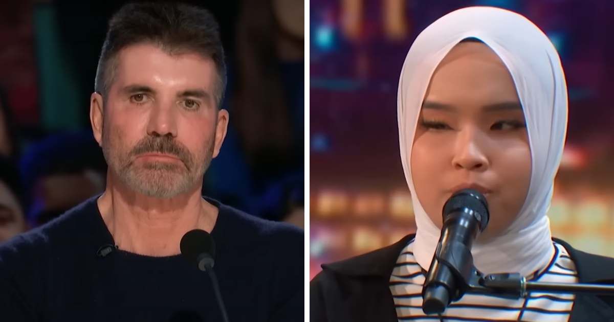 A screenshot of Simon Cowell and Putri Ariani from an episode of 'America's Got Talent' (Cover Image Source: YouTube | America's Got Talent)