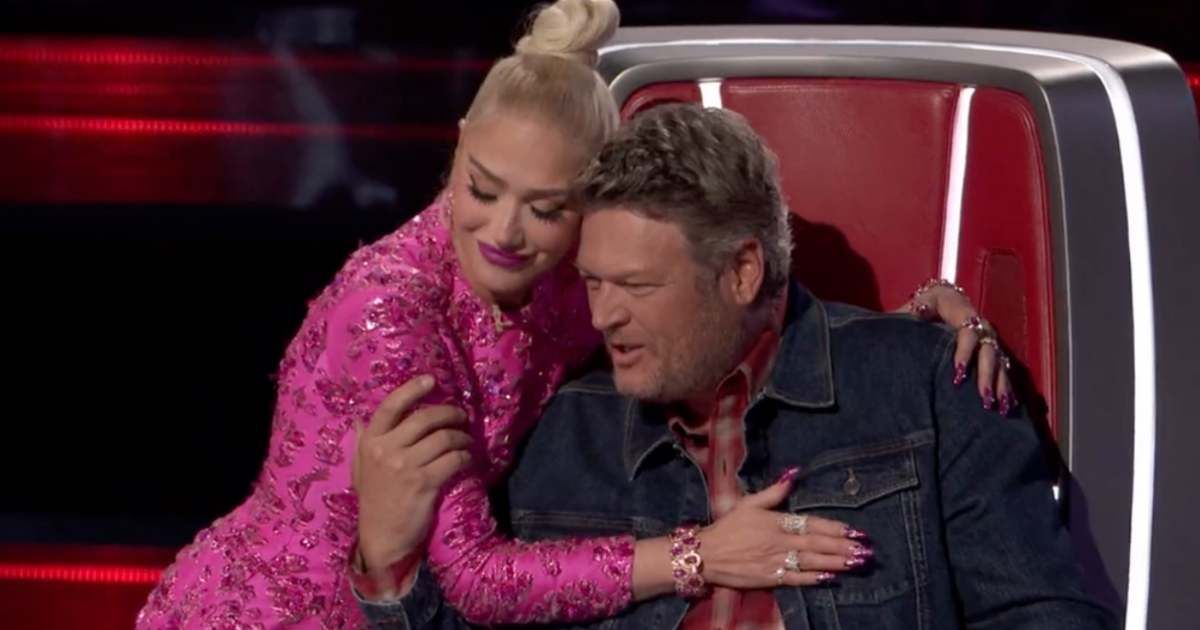 Screenshot of Gwen Stefani and Blake Shelton from 'The Voice' Season 22 (Cover Image Source: YouTube | The Voice)