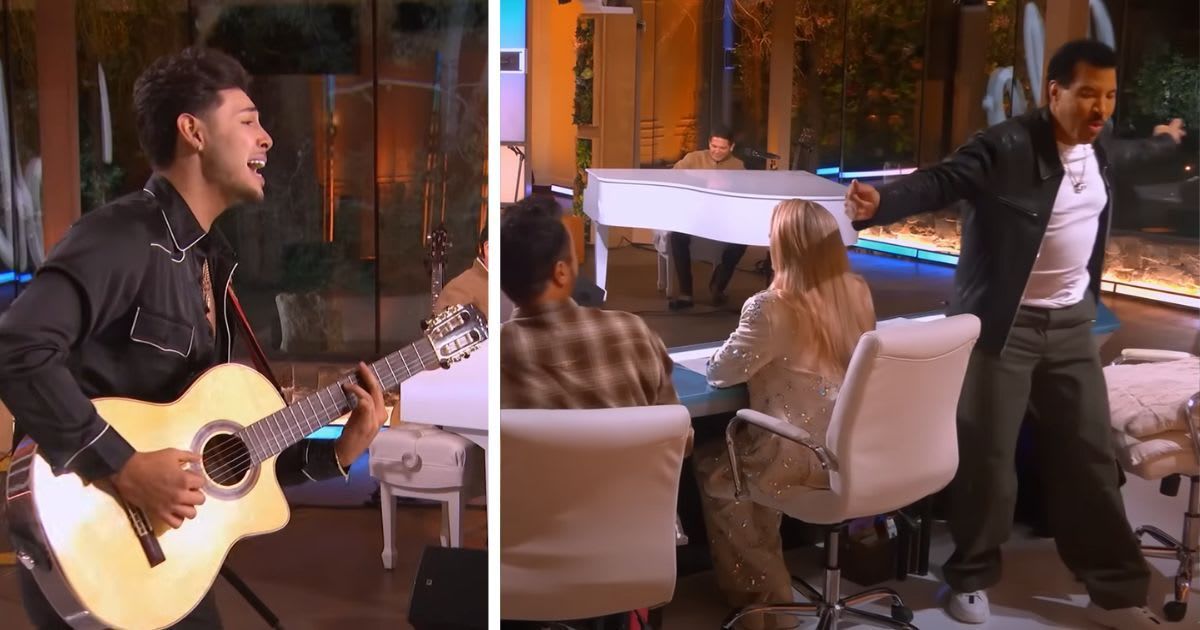 Screenshots of Lionel Richie dancing during MKY (L) 'American Idol' audition (Cover Image Source: YouTube | American Idol)