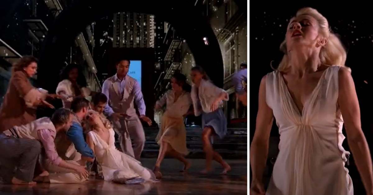 Screenshots of Julianne Hough performing during 'Dancing with the Stars' Season 25 finale episode (Cover Image Source: YouTube | MARINDA* DAVIS)