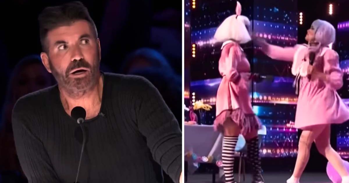 (L)Simon Cowell and (L) Nikki and Brie Bella in screenshots from 'America’s Got Talent' (Cover Image Source: YouTube |  Talent Recap )