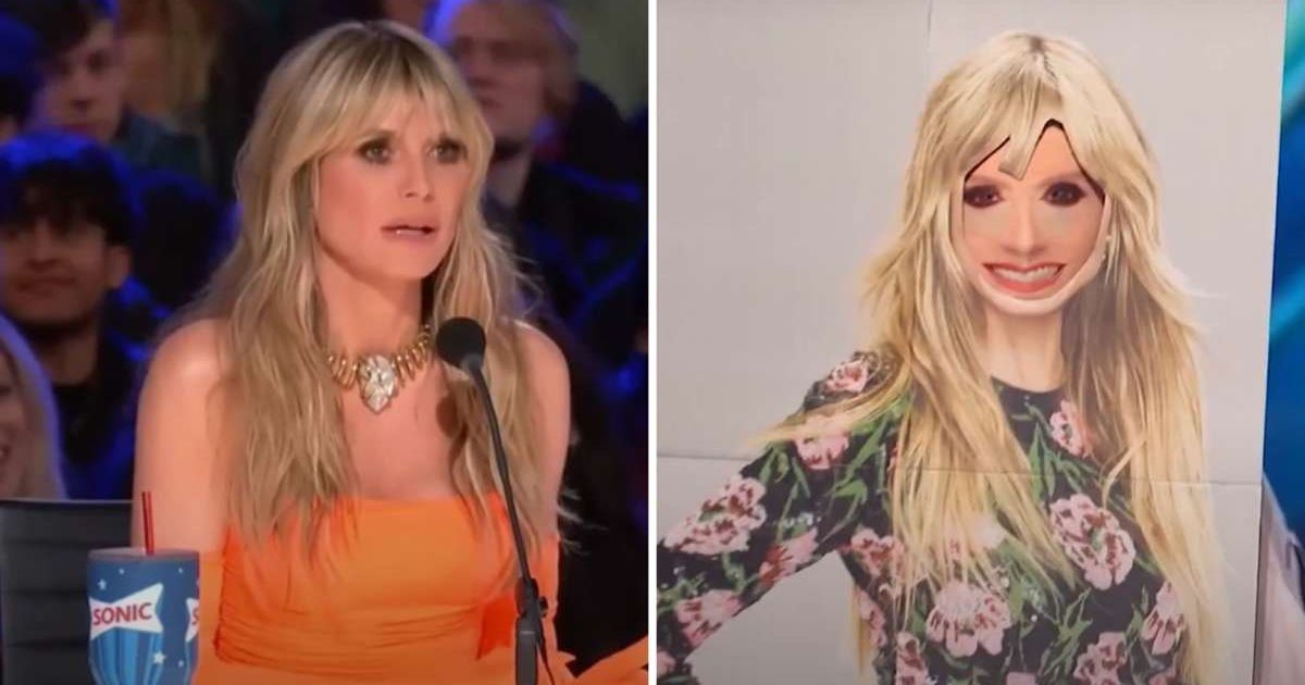 (L-R) Screenshots of Heidi Klum and contestant Enishi from an episode of 'America's Got Talent' (Cover Image Source: (L-R) Facebook| America's Got Talent)