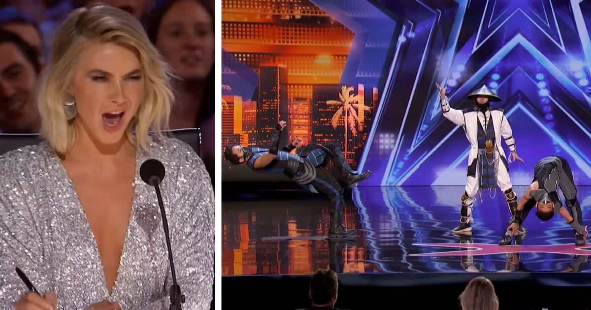 Julianne Hough reacting to ADEM Show performing during 'America's Got Talent' season 14 auditions (Cover Image Source: YouTube | America's Got Talent)