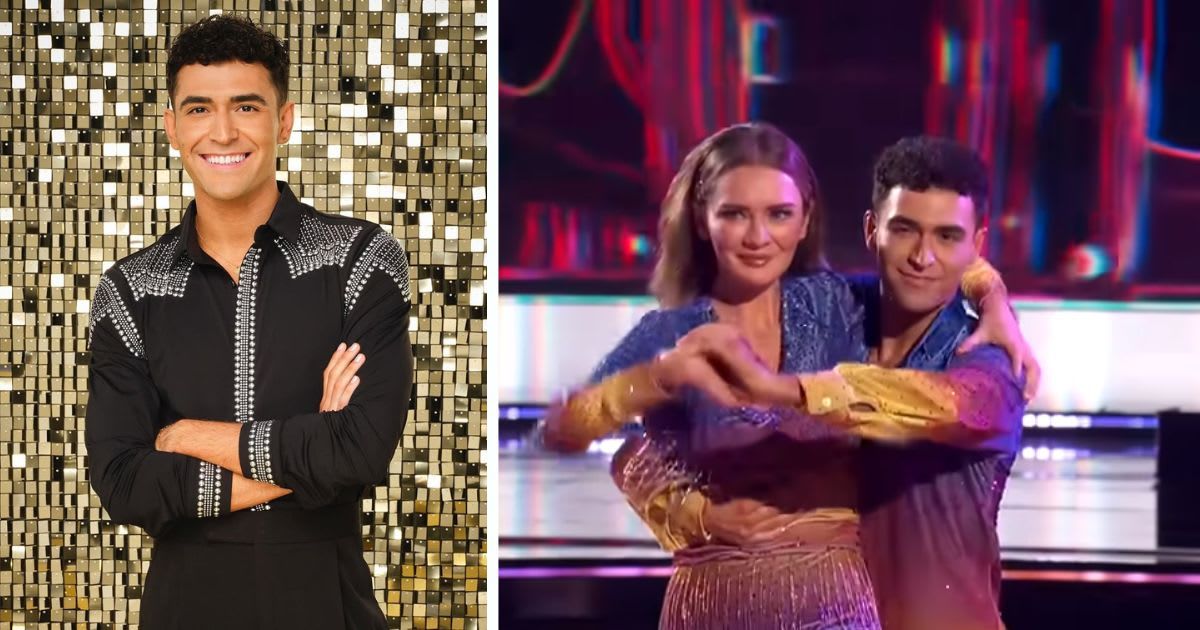 (L) Ezra Sosa DWTS; (R) Ezra Sosa and Anna Delvy 'DWTS' 2024. (Cover Image Source: (L) Instagram | @dancingwiththestars; (R) YouTube| Dancing with the Stars)