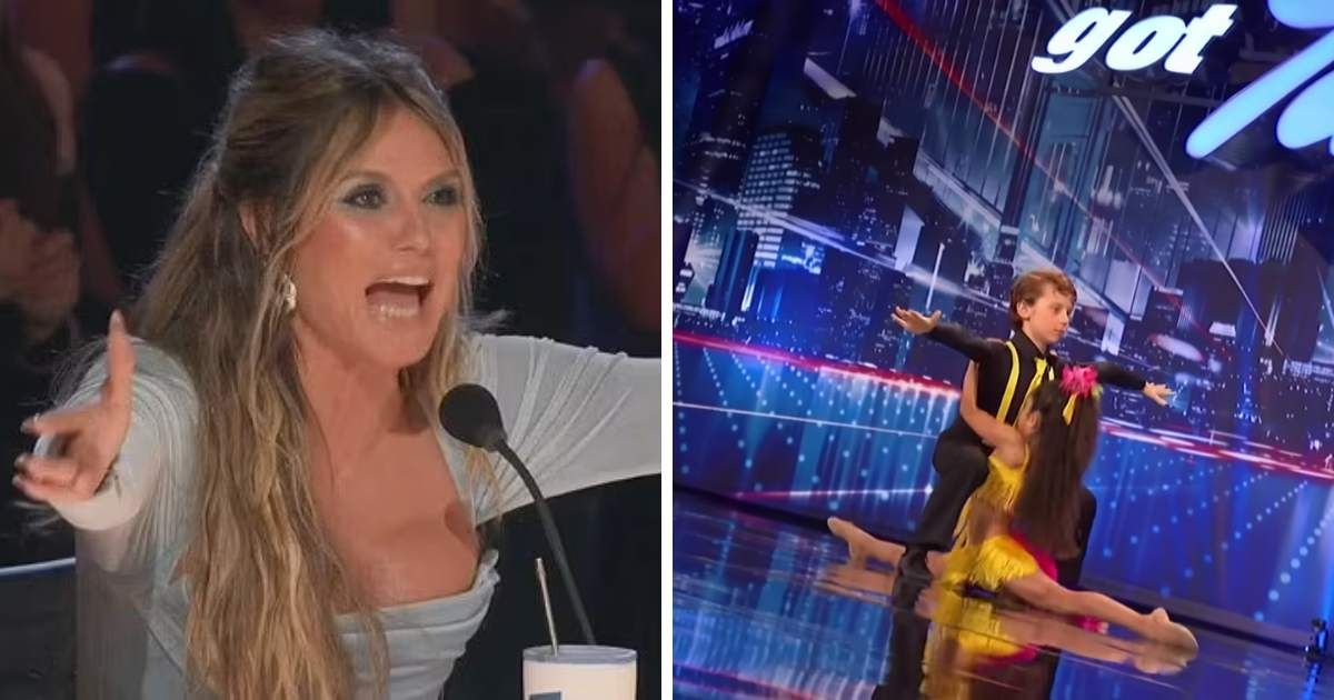 Screenshot of Heidi Klum, Yasha Jeltuhin, and Daniela Avanzini from an episode of 'AGT' (Cover Image Source: YouTube | Talent Recap)