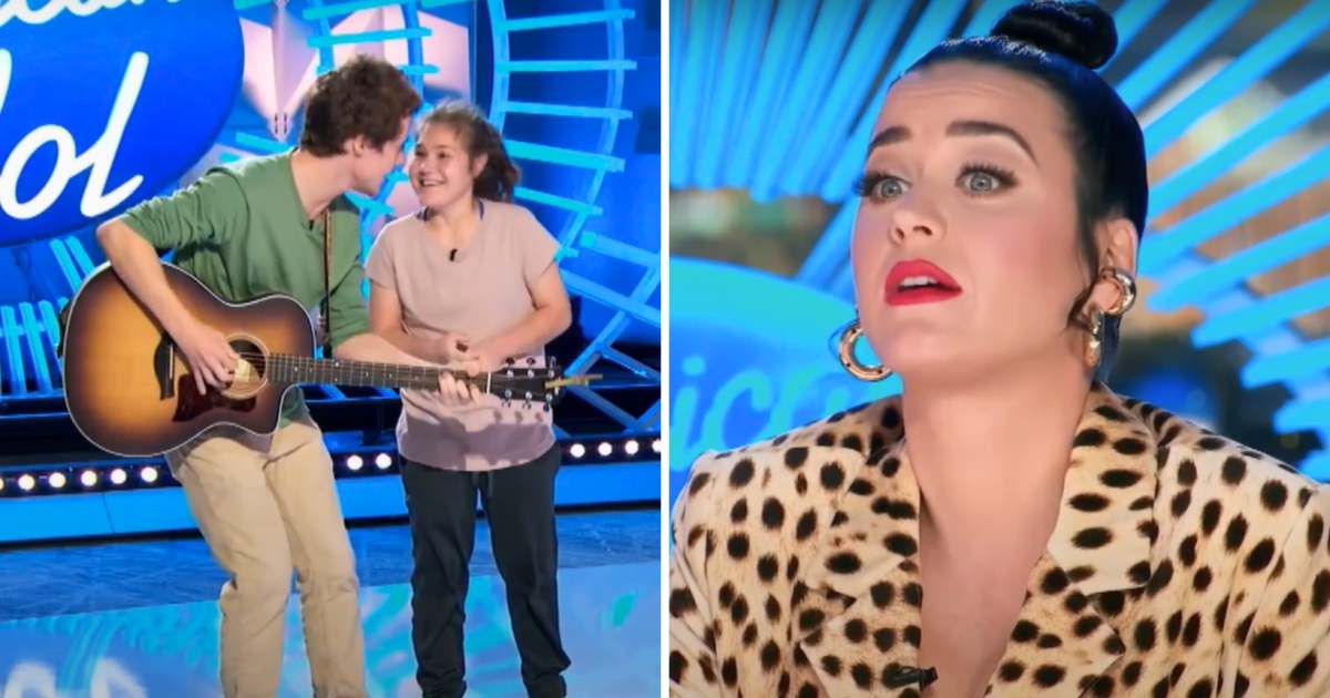 (L-R) Screenshot of contestant Cole Hallman and his sister from 'American Idol'; Screenshot of Katy Perry from 'American Idol'(Cover Image Source: YouTube | 'American Idol’)