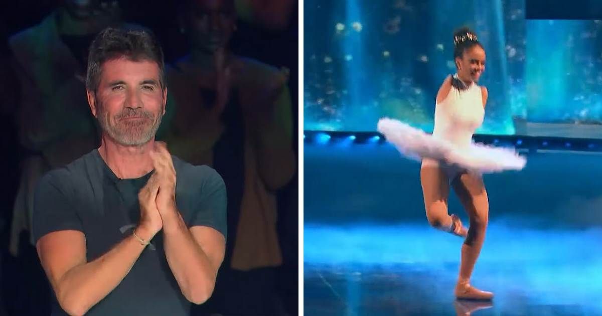 Screenshots of Simon Cowell and Vitoria Bueno from an episode of 'AGT: All-Stars' (Cover Image Source: YouTube | Cary Reynolds)