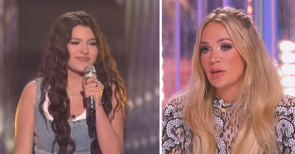 Contestant Mattie Pruitt and Carrie Underwood 'American Idol' 2025. (Cover Image Source: YouTube| American Idol)