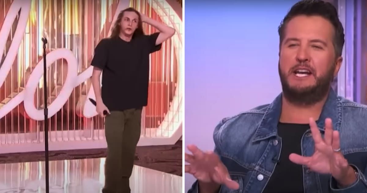 (L-R) Screenshot of contestant Insite from an episode of 'American Idol'; Screenshot of Luke Bryan from an episode of'American Idol'(Cover Image Source: (L-R) YouTube | 'American Idol')