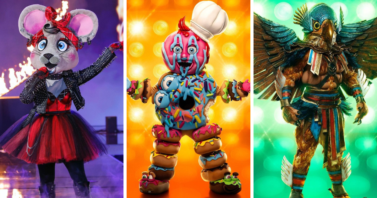 'The Masked Singer' Season 10 masks Anonymouse, Donut, and Hawk (Cover Image Source: Instagram | Masked Singer Fox)