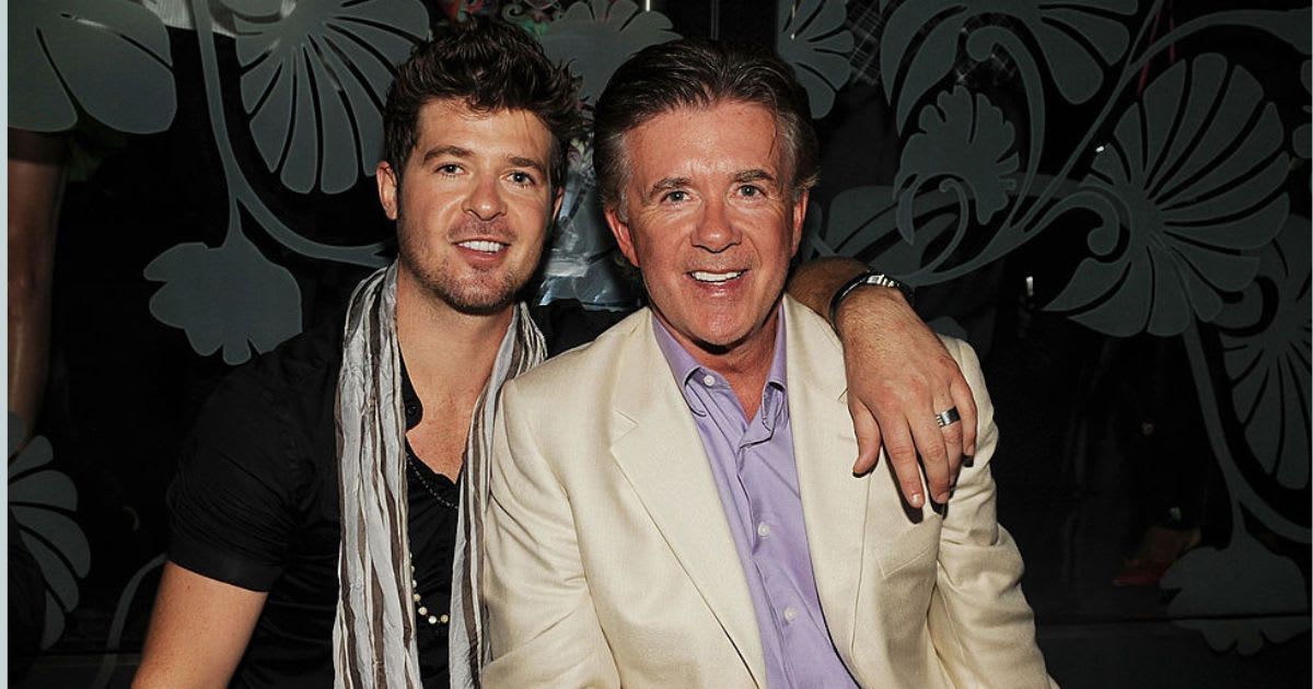 Robin and Alan Thicke at the Bank nightclub on June 19, 2009, in Las Vegas, Nevada. (Cover Image Source: Getty Images| Photo by Denise Truscello)