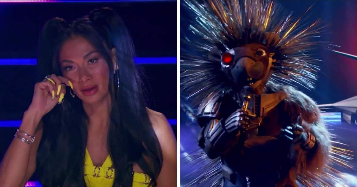 Screenshots of Nicole Scherzinger and Robopine from an episode of 'The Masked Singer' Season 5 (Cover Image Source: YouTube | MJS BigBlog)