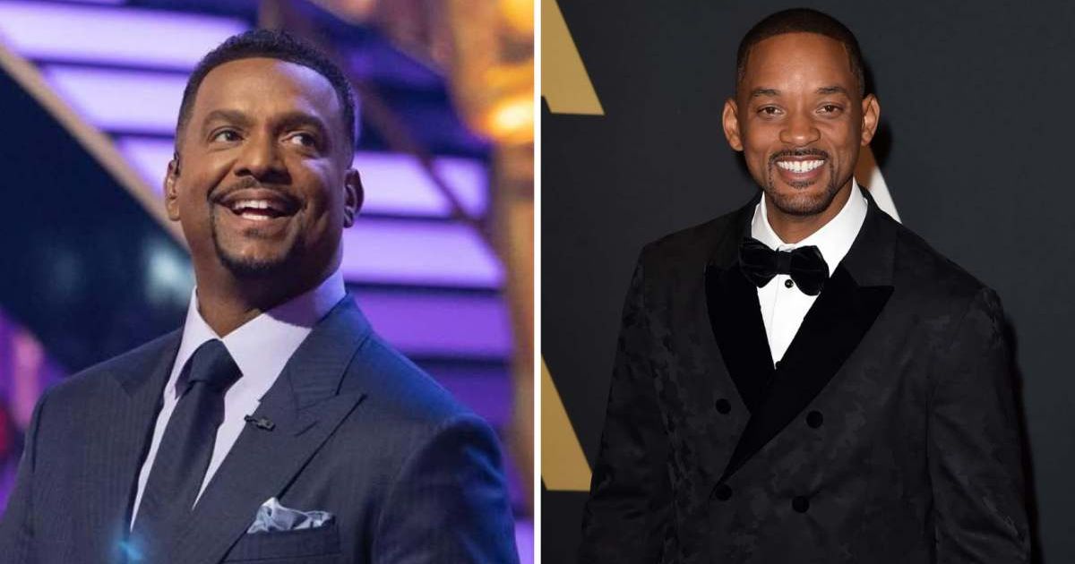 A photo of host Alfonso Ribeiro from the sets of 'DWTS'; (R) Will Smith attends the Academy of Motion Picture Arts and Sciences (Cover Image Source: Instagram | @dancingwiththestars; (R) Getty Images | Photo by Kym Illman)