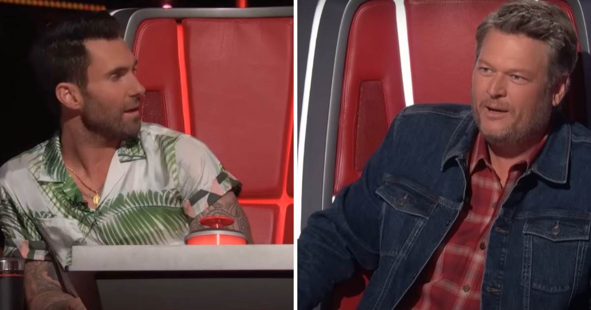 (L-R) Screenshot of Adam Levine from 'The Voice'; (R) Screenshot of Blake Shelton from 'The Voice'(Cover Image Source: (L-R) YouTube | from 'The Voice')