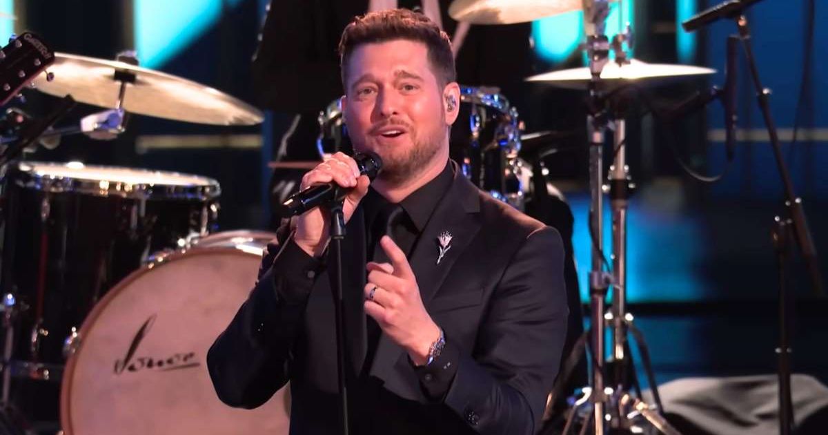 Michael Bublé in a screenshot from 'The Voice' (Cover Image Source: YouTube | The Voice)