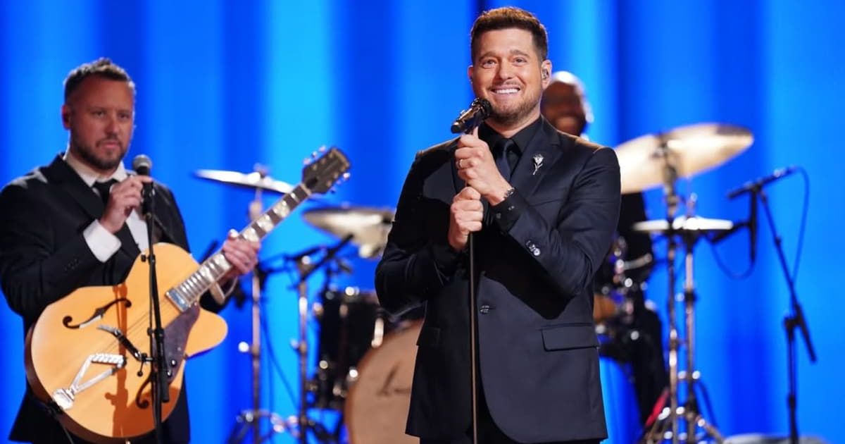 A still of Michael Bublé from the finale of 'The Voice' Season 23 (Cover Image Source: Instagram | @nbcthevoice)