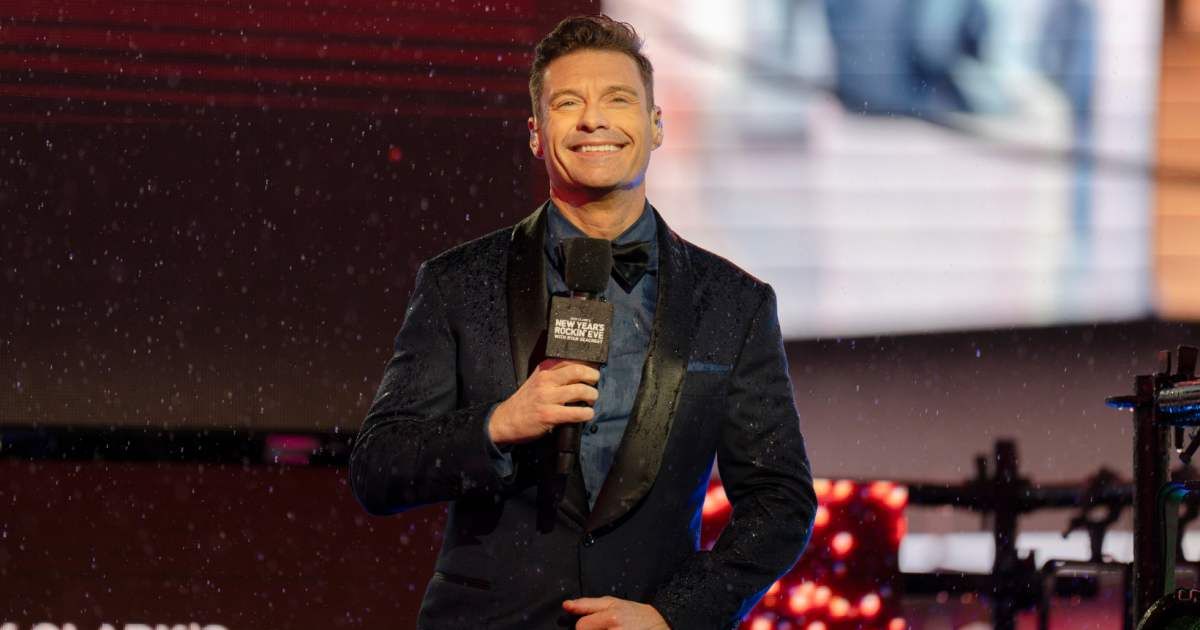 Ryan Seacrest at Dick Clark's New Year's Rockin' Eve with Ryan Seacrest 2025 held in Times Square on December 31, 2024 in New York, New York. (Cover Image Source: Getty Images | Photo by Craig T Fruchtman)