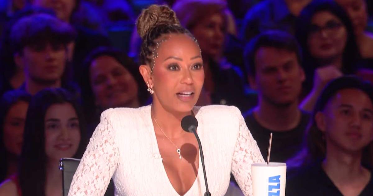 Mel B in a screenshot from 'America's Got Talent' (Cover Image Source: YouTube | AGT)