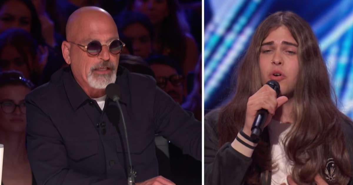 (L) Howie Mandel and (R) Joundey Blue in screenshots from 'America's Got Talent' (Cover Image Source: YouTube | America's Got Talent)