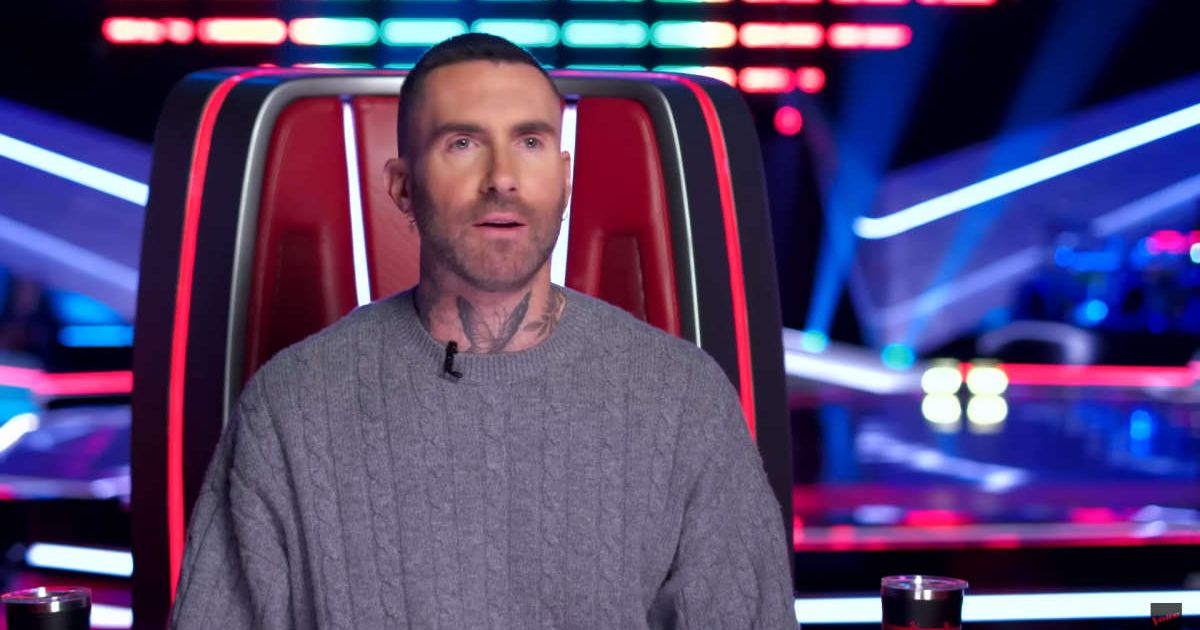 A screenshot of Adam Levine from 'The Voice' Season 27 (Cover Image Source: YouTube | The Voice)