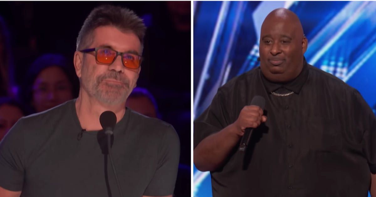 (L) Simon Cowell and (R) Eric Booker in screenshots from 'America's Got Talent' Season 20 Episode 1 (Cover Image Source: YouTube | America's Got Talent)