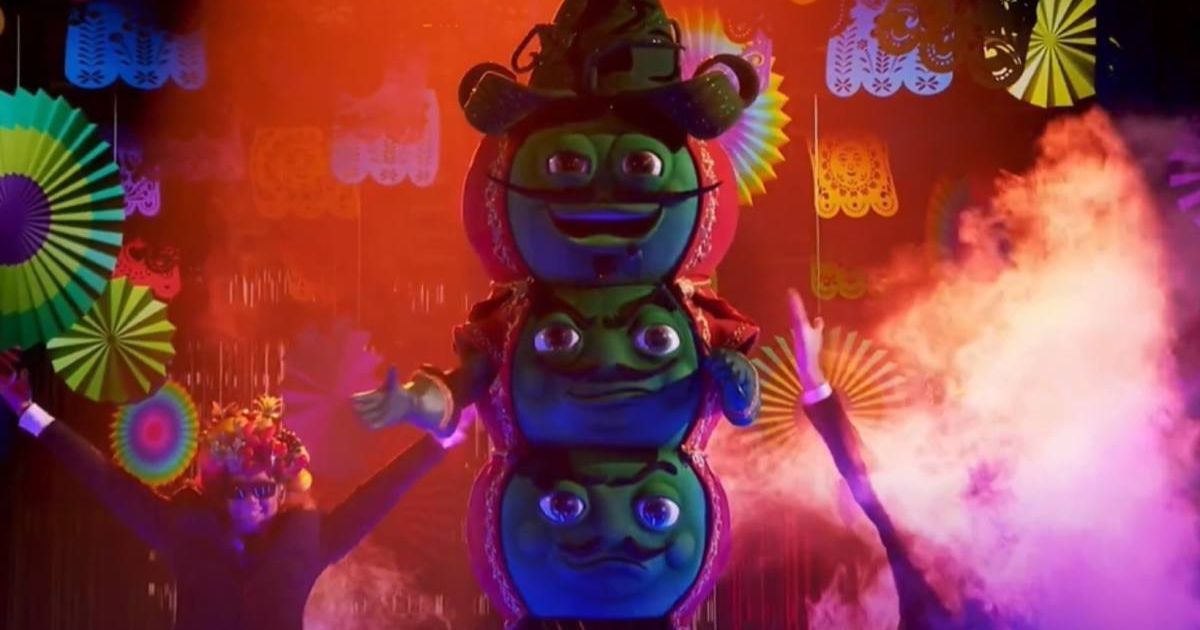 Screenshot of masked singer Fuzzy Peas performing ‘La Bamba’ during ‘The Masked Singer’ Season 13 (Cover Image Source: YouTube | The Masked Singer)