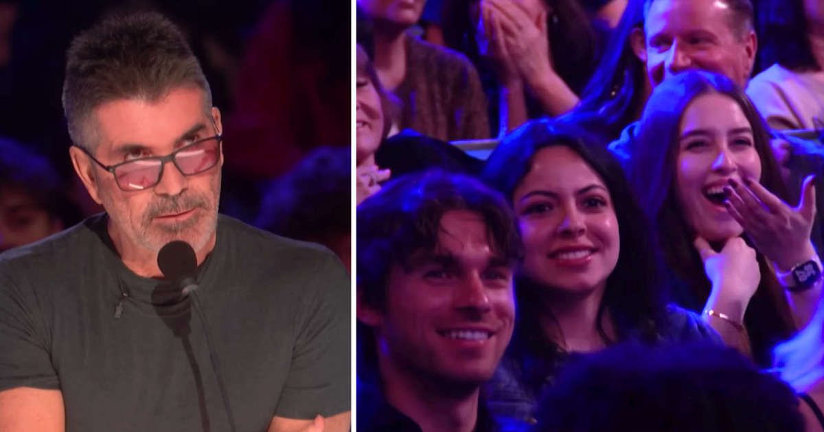 (L)Judge Simon Cowell and (R) studio audience in screenshots from 'America's Got Talent' (Cover Image Source: YouTube | America's Got Talent)