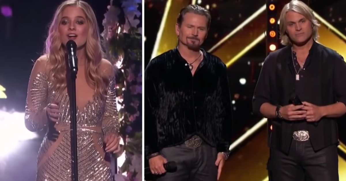 (L) Jackie Evancho and (R) The Texas Tenors in screenshots from 'America's Got Talent' (Cover Image Source: YouTube | Talent Recap)