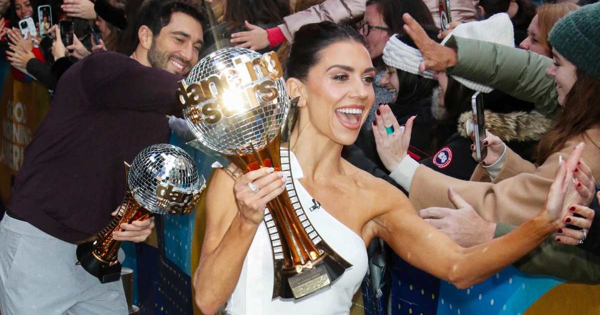 Jenna Johnson seen arriving at 'Good Morning America' in New York City (Cover Image source : Getty Images | Photo by  MediaPunch/Bauer-Griffin)
