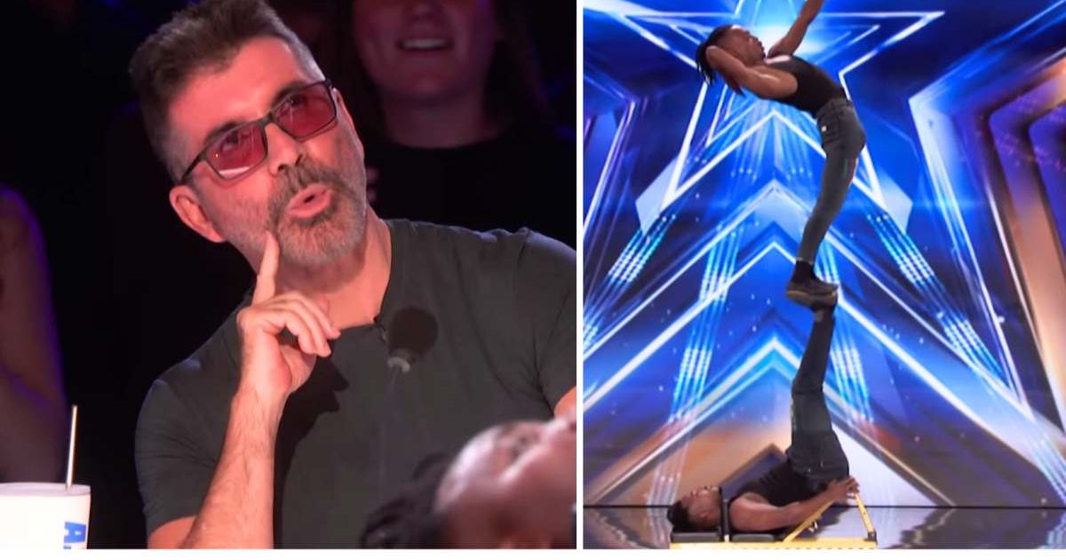 (L) Simon Cowell and (R) the TT Boys in screenshots from 'America's Got Talent' (Cover Image Source: YouTube | America's Got Talent)