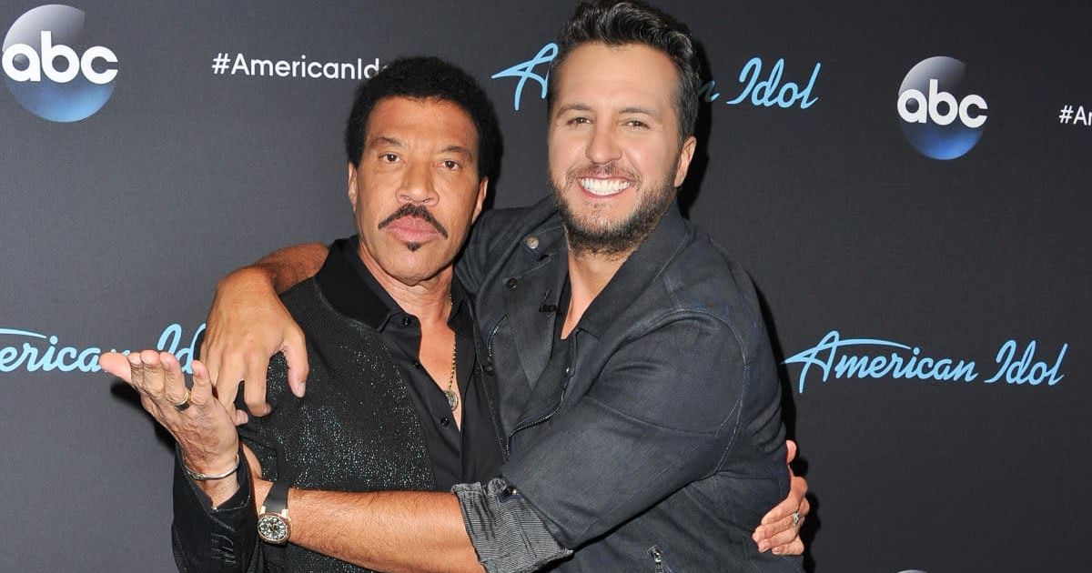 Singers Lionel Richie and Luke Bryan arrive at ABC's 'American Idol' show on May 6, 2018 in Los Angeles, California. (Cover Image Source: Getty Images | Photo by Allen Berezovsk)