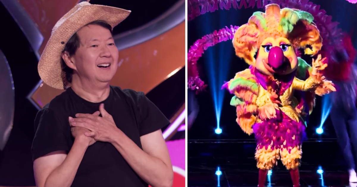(L) Ken Jeong and (R) Showbird in screenshots from 'The Masked Singer' (Cover image Source: YouTube | The Masked Singer)