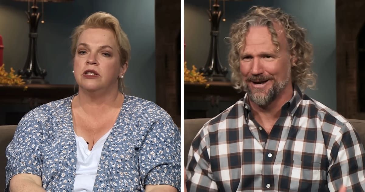 (L) Janelle Brown and  (R) Kody Brown in screenshots from 'Sister Wives' (Cover Image Source: YouTube | TLC)