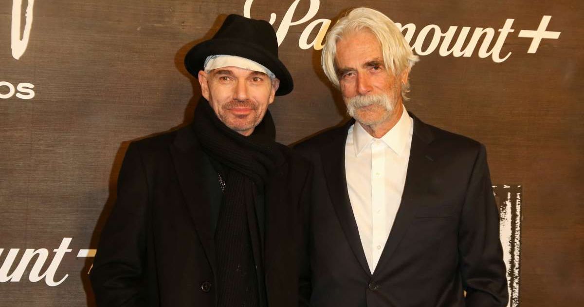(L-R) Billy Bob Thornton and Sam Elliott attend the world premiere of '1883' at the Encore Beach Club at Encore Las Vegas on December 11, 2021, in Las Vegas, Nevada (Cover Image Source: Getty Images | Photo by Gabe Ginsberg)
