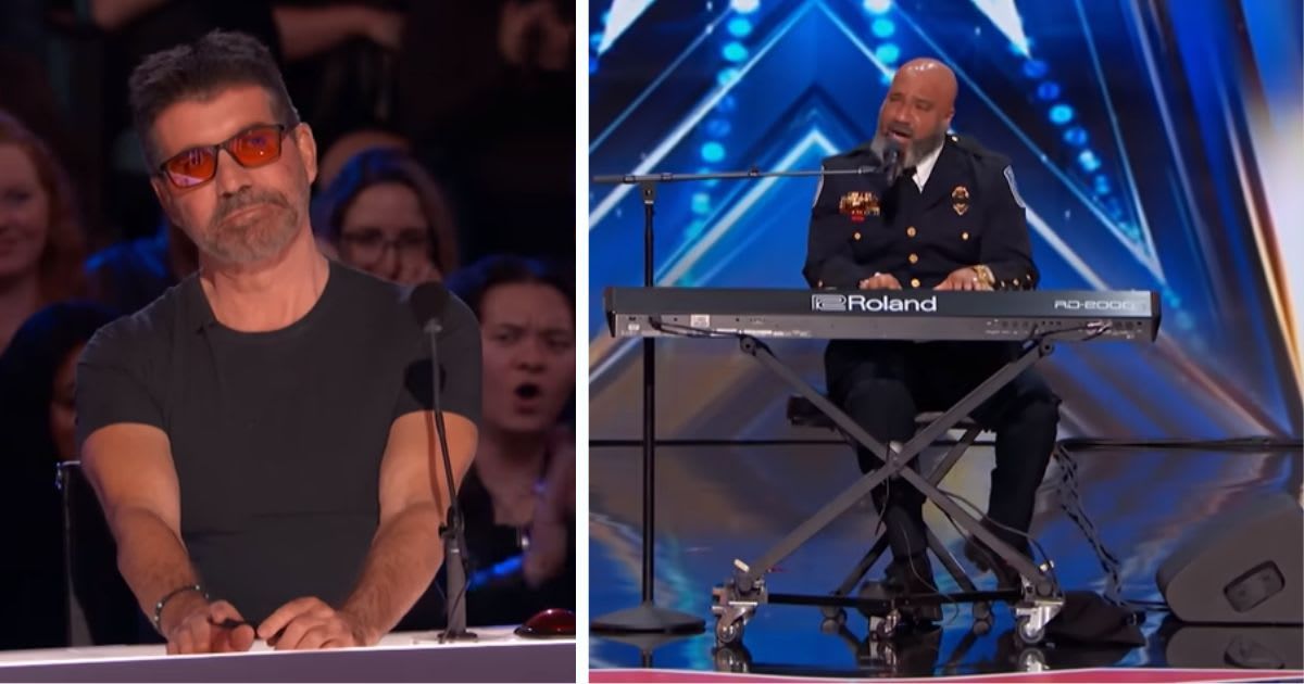Simon Cowell and contestant Mervin Mayo 'America's Got Talent' 2024. (Cover Image Source: YouTube| America's Got Talent)