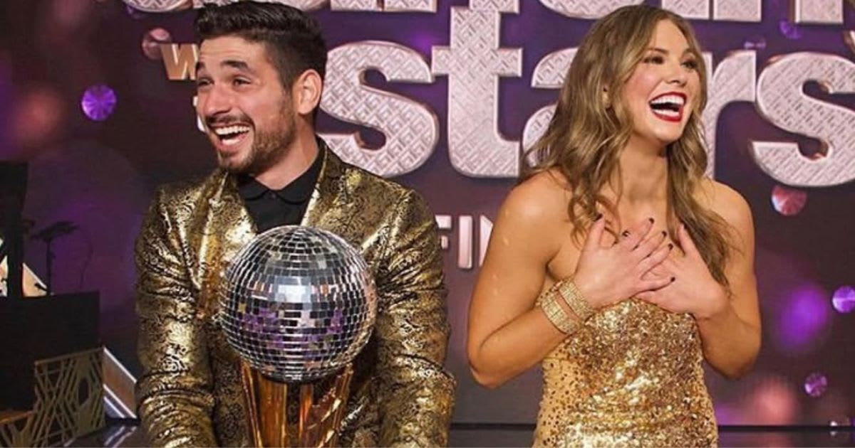 Photos of Alan Bersten and Hannah Brown on 'DWTS' 2019. (Cover Image Source: Instagram| @hannahbrown)