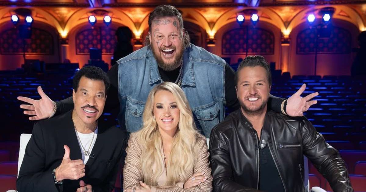 Lionel Richie, Carrie Underwood, Jelly Roll and Luke Bryan on 'American Idol' Season 23 (Image Source: Instagram | @jellyroll615)